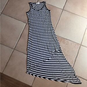 Michael Kors maxi high low dress